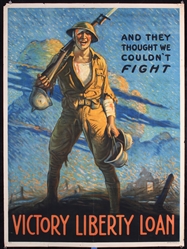 And they thought we couldn´t fight by Victor Clyde Forsythe, ca. 1918
