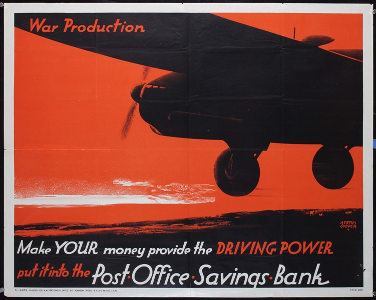 War Production - Post Office Savings Bank by Austin Cooper, 1943