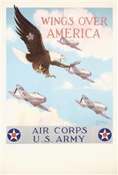 Wings over America - Air Corps U.S. Army by Tom Woodburn, 1939