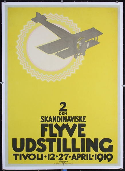Skandinaviske Flyve Udstilling by Thor Bögelund, 1919