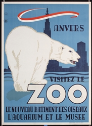 Zoo - Anvers by Rene van Poppel, 1950