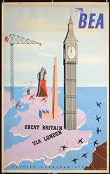 BEA - Great Britain via London by David Lewis, 1951