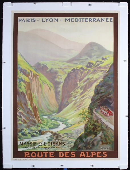 Massif de LOisans - Route des Alpes by Rene Pean, ca. 1912