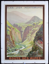 Massif de LOisans - Route des Alpes by Rene Pean, ca. 1912