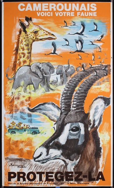 Camerounais - voici votre faune - Protegez-la by Maurice Fievet, ca. 1948