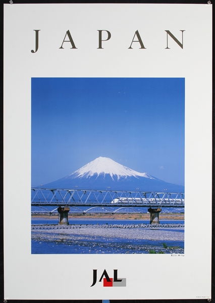 JAL - Japan - Mt. Fuji by Anonymous, ca. 1985