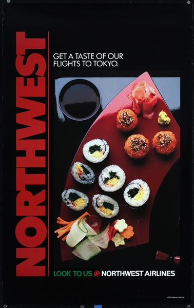 Northwest Airlines - Get a taste of our flights to Tokyo by Anonymous, 1988