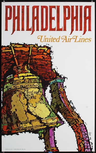 United Air Lines - Philadelphia by James Jebary, 1968