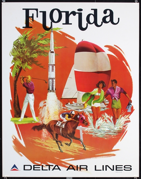 Delta Air Lines - Florida by Fred Sweney, ca. 1968