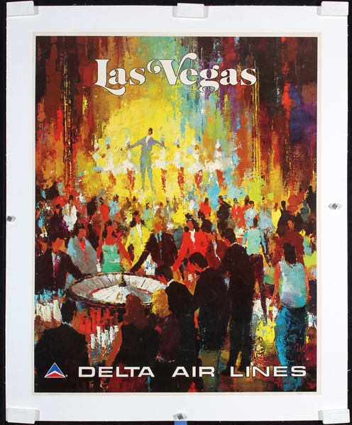 Delta Air Lines - Las Vegas by Jack Laycox, ca. 1970