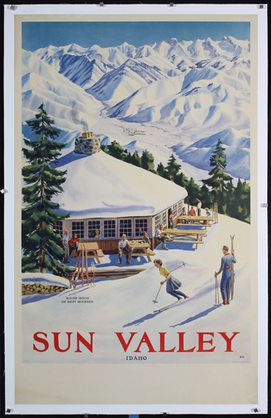 Sun Valley - Round House by Dwight Shepler, 1940