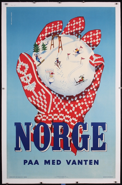 Norge - Paa Med Vanten (Norway) by Inger Sorenson, 1956