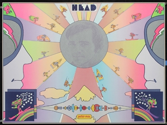 Head (Skis) by Peter Max, 1967