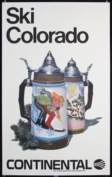 Continental - Ski Colorado by Anonymous, ca. 1968
