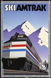 Ski Amtrak by Anonymous, ca. 1980