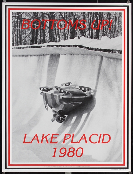 Bottoms Up - Lake Placid 1980 (World Bobsled Championship) by Kay Jones (Photo), 1978