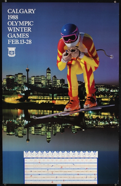 Winter Olympic Games - Calgary (2 Posters) by Anonymous, 1988