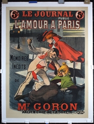 Le Journal - LAmour a Paris by Paul Balluriau, ca. 1895