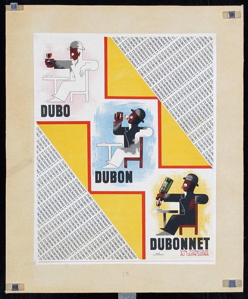 Dubo Dubon Dubonnet by AM Cassandre , 1932