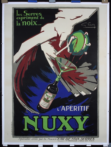 L´Aperitif Nuxy by G. Favre, ca. 1930