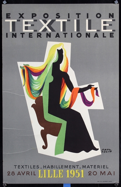 Exposition Textile by Paul Colin, 1951