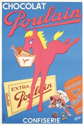 Chocolat Poulain by de Falvere, 1955