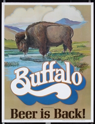 Buffalo (3 Beer Posters) by Anonymous, 1974 - 1975
