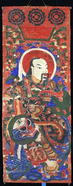 Taoist Temple Scroll by Anonymous, vor 1900