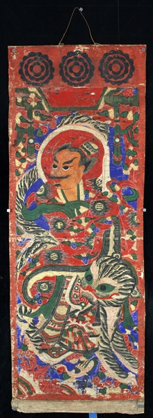 Taoist Temple Scroll by Anonymous, vor 1900