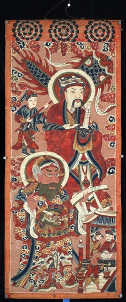 Taoist Temple Scroll by Anonymous, vor 1900