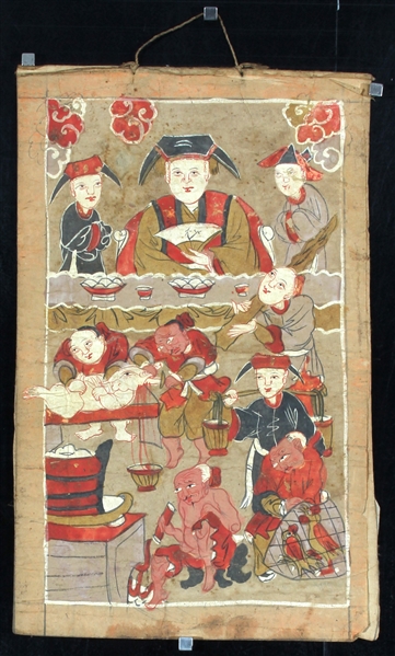 Taoist Temple Scroll by Anonymous, vor 1900