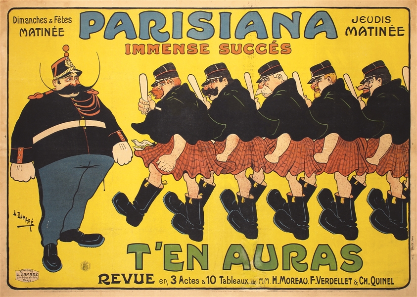 Parisiana - Ten Auras by Damare, 1903