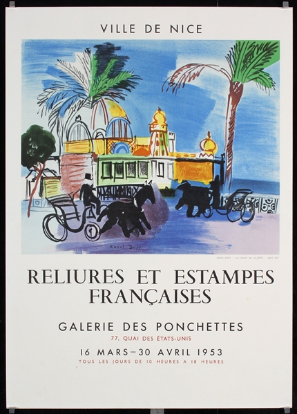 Reliures et Estampes - Ville de Nice by Raoul Dufy, 1953
