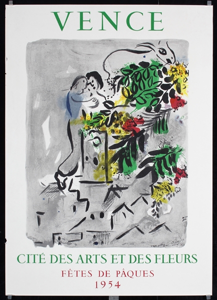 Vence - Cite des Art et des Fleurs by Marc Chagall, 1954