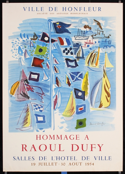 Hommage a Raoul Dufy by Raoul Dufy, 1954