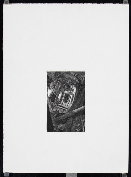 Untitled (Plate for Violent City) by Philippe Mohllitz, 1970