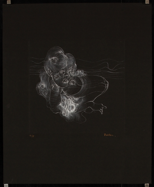 Untitled - 2 Etchings by Hans Bellmer, ca. 1970