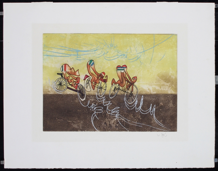 Les transports by Roberto Matta, 1977