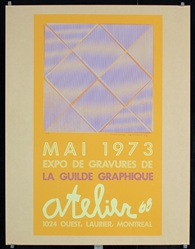 Mai 1973 - Expo de Gravure - Atelier 68 by Richard Lacroix, 1973