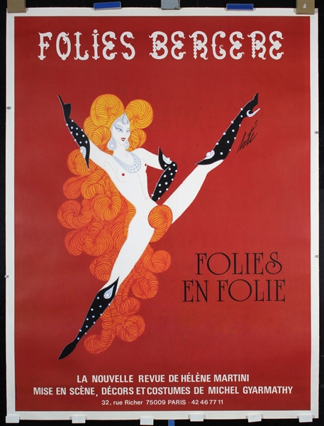 Folies Bergere - Folies en Folie by Erté, ca. 1975