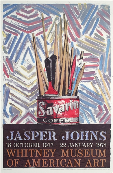 Jasper Johns - Whitney Museum by Jasper Johns, 1977