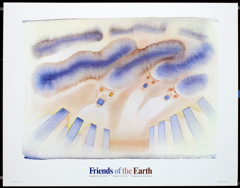 Friends of the Earth (2 Posters) by Jean-Michel Folon, 1980