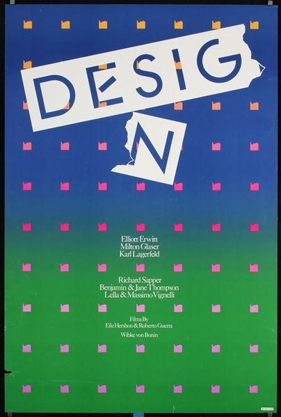 Design by Milton Glaser, 1986