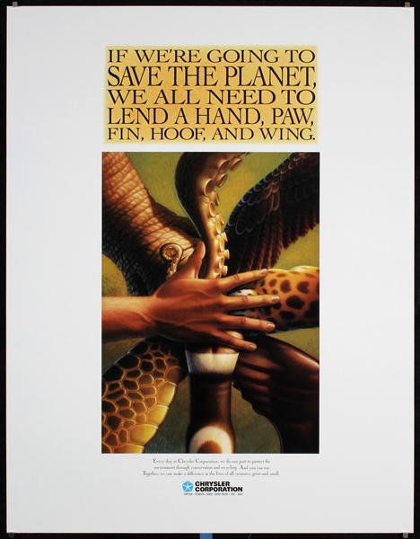 Save the planet - Chrysler by Anonymous, ca. 1985