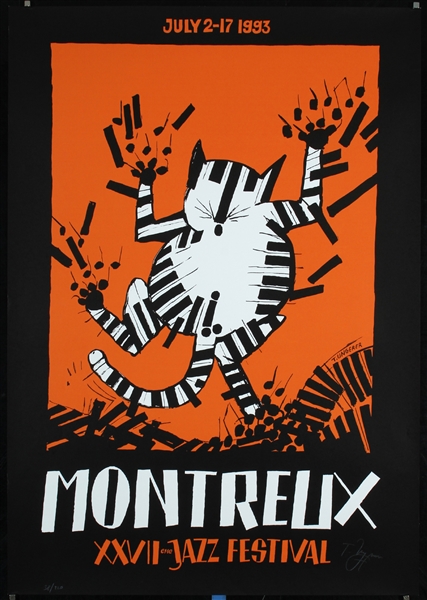 Montreux Jazz Festival (Signed) by Tomi Ungerer, 1993