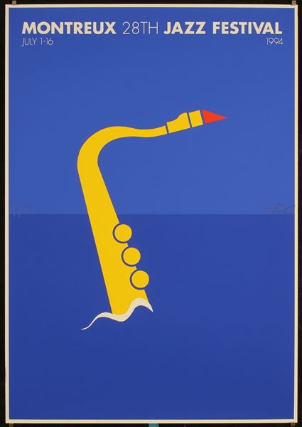 Montreux Jazz Festival (Signed) by Per Arnoldi, 1994