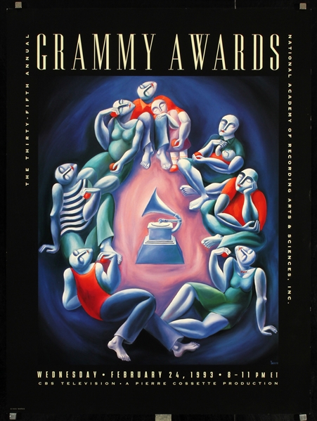 Grammy Awards (2 Posters) by Various Artists, 1993