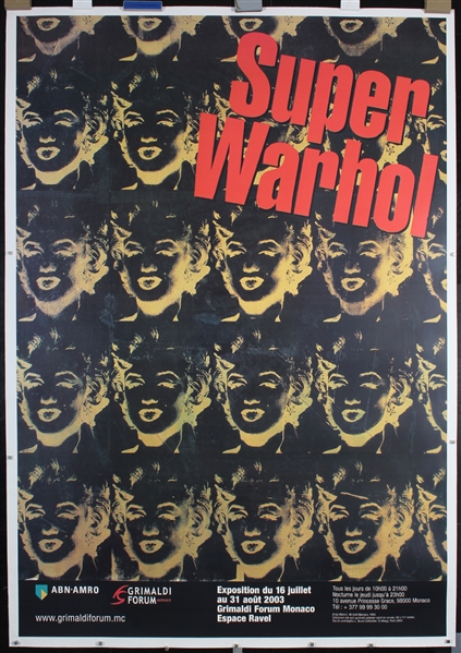 Super Warhol - Grimaldi Forum Monaco by Andy Warhol, 2003