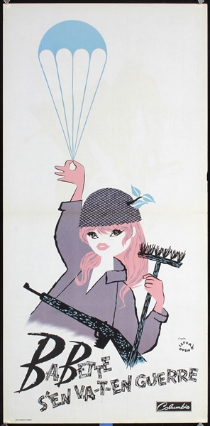 Babette sen va-t-en guerre (2 Posters) by Lefor / Openo, 1959