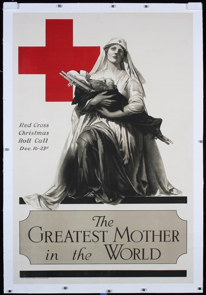 The Greatest Mother (2 Red Cross Posters) by Alonzo Foringer, ca. 1918